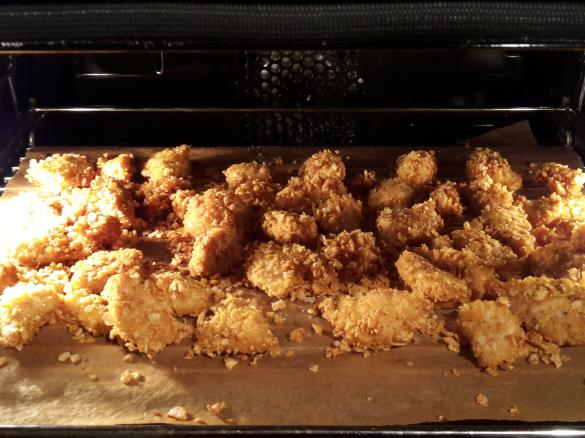 Knusprige gesunde Chicken Nuggets