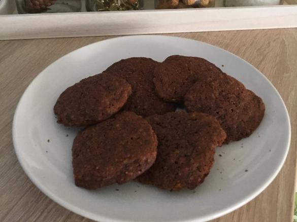 Schoko Orangen Cookies