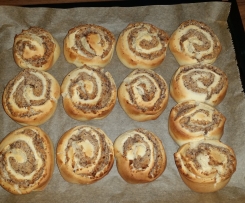 Hefe-Nuss-Schnecken