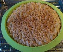 Apfelkuchen mit Streusel und Zimt