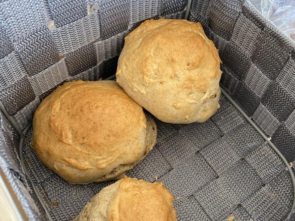 Roggen-/Dinkelbrötchen ohne Hefe