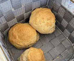 Roggen-/Dinkelbrötchen ohne Hefe