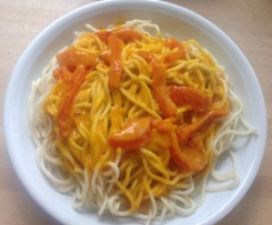Weltbeste Kürbissoße für Spaghetti