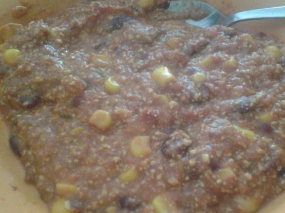 Chili con Tofu vegan Chili sin Carne