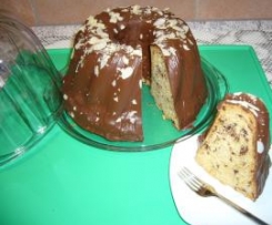 Schoko Marzipan Gugelhupf