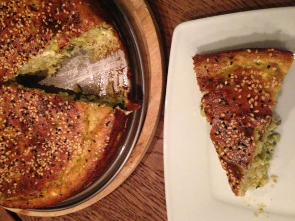 Zucchini Feta Kuchen 