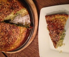 Zucchini Feta Kuchen 