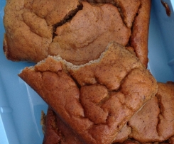 Bananenbrot Bananenkuchen ohne Zucker und Mehl low carb