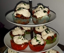 Herzhafte Schinken-Cupcakes