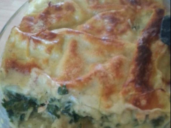 Feine Lachs Lasagne