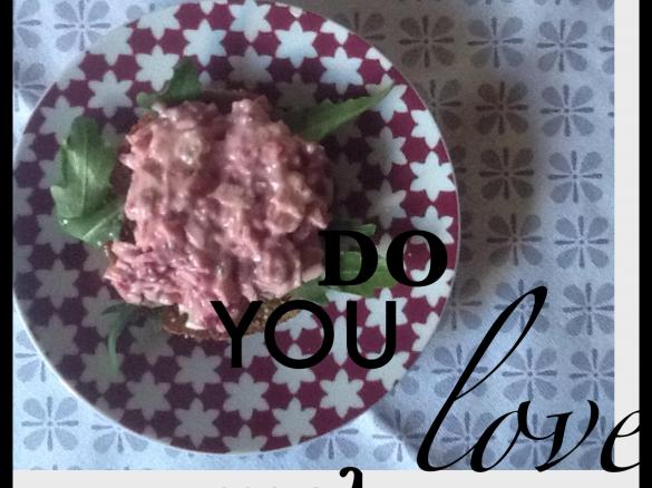 Fleischsalat mit Roter Bete