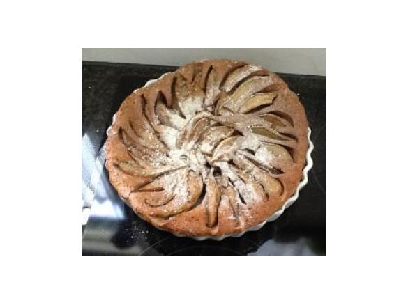 Birnen-Clafoutis mit Muskat