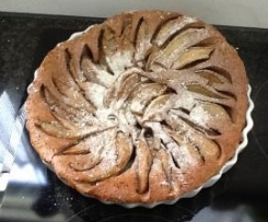 Birnen-Clafoutis mit Muskat