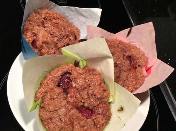 American Schoko-Kirsch Muffins