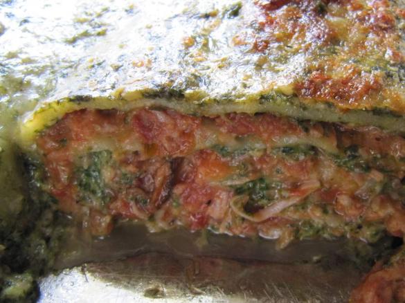 Pastarollen mit Spinatpesto