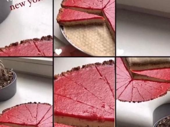 Käsekuchen // New York Cheesecake (Zuckerfrei vegan)  - mit Datteln/Dattelzucker gesüßt