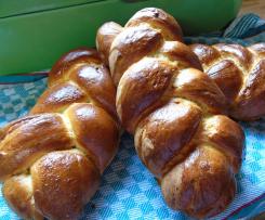 Osterzopf Hefezopf einfach und mit wenig Aufwand