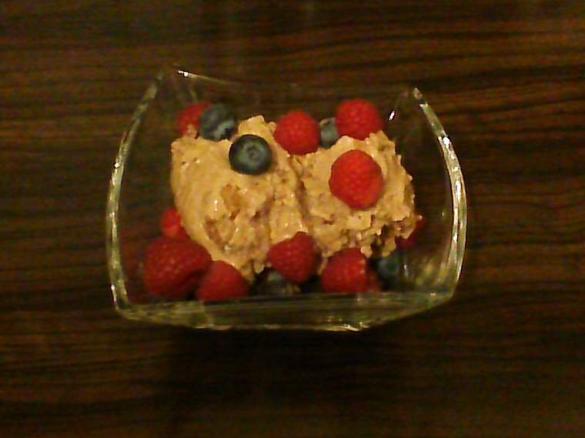 Frozen Chocolate Joghurt mit Cookies