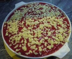 Tiramisu mit roter Grütze