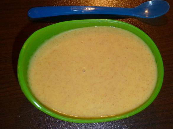 Birne-Melone-Getreidebrei