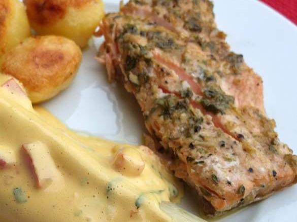 Knoblauch-Zitronen-Marinade für Fisch - zum Grillen oder zum Garen im Backofen