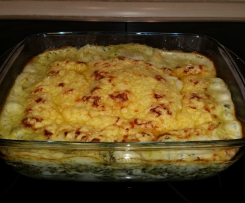 Spinat Schafskäse Lasagne