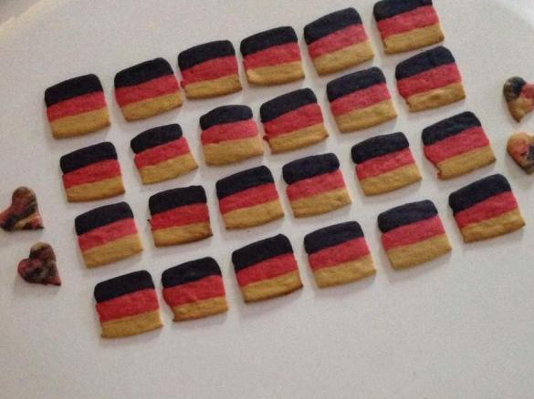 Deutschland-Kekse (Butterkekse) WM / EM Kekse