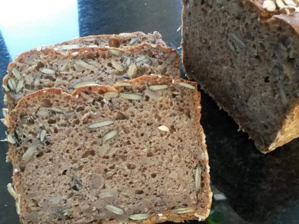 Variation von 3-Minuten-Brot