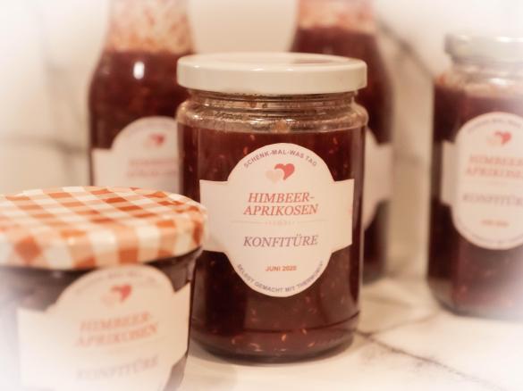 Himbeer-Aprikosen-Konfitüre