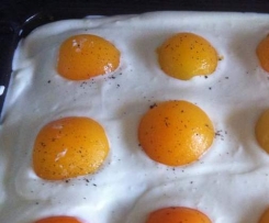 Spiegeleikuchen nach Sanella-Rezept