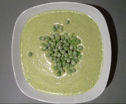 vegane Erbsensuppe