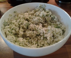 All-in-one Broccoli-Frischkäse-Reis