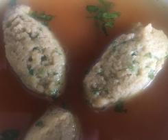 Mutschelmehl-Nockerlsuppe