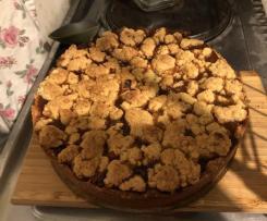 Apfelmuskuchen mit Streusel 18er Springform