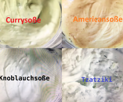 4 Saucen für Döner Raclette und Fondue