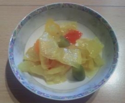 Schmorgurken pikant eingekocht