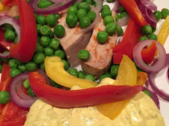 Thunfischsteak mit Quark