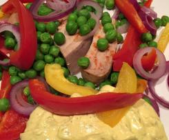 Thunfischsteak mit Quark