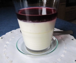 Vanille-Joghurt-Panna-Cotta mit Fruchtsoße