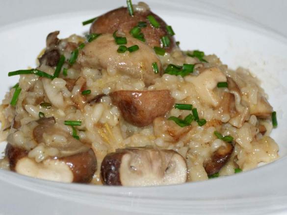 Pilz-Risotto mit Cava - (Für Gäste)  in 2 Etappen