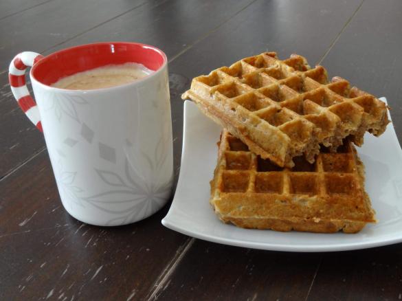Frühstücks Waffeln ohne Zucker