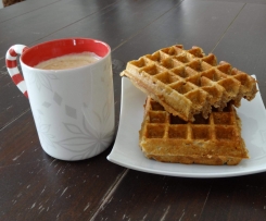 Frühstücks Waffeln ohne Zucker