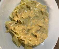 Senfrahm-Geschnetzeltes