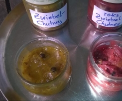 gelbes Zwiebelchutney