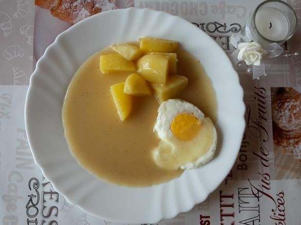 Senfeier mit verlorenen Eiern