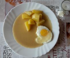 Senfeier mit verlorenen Eiern