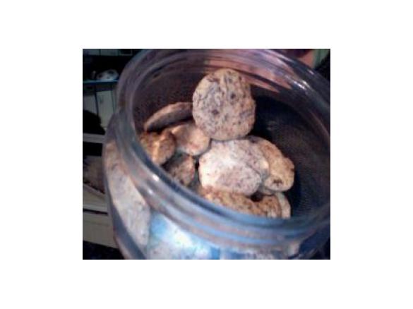 Schokoladen-Marzipan-Cookies