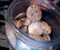 Schokoladen-Marzipan-Cookies