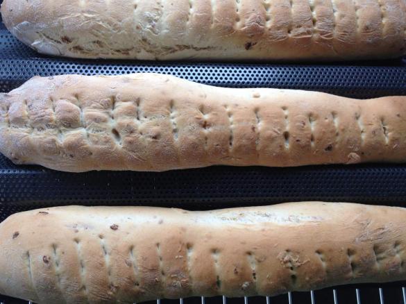 Zwiebel-Baguette mit Weißbier