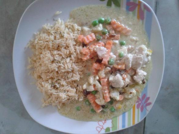 Puten Gemüse Auflauf